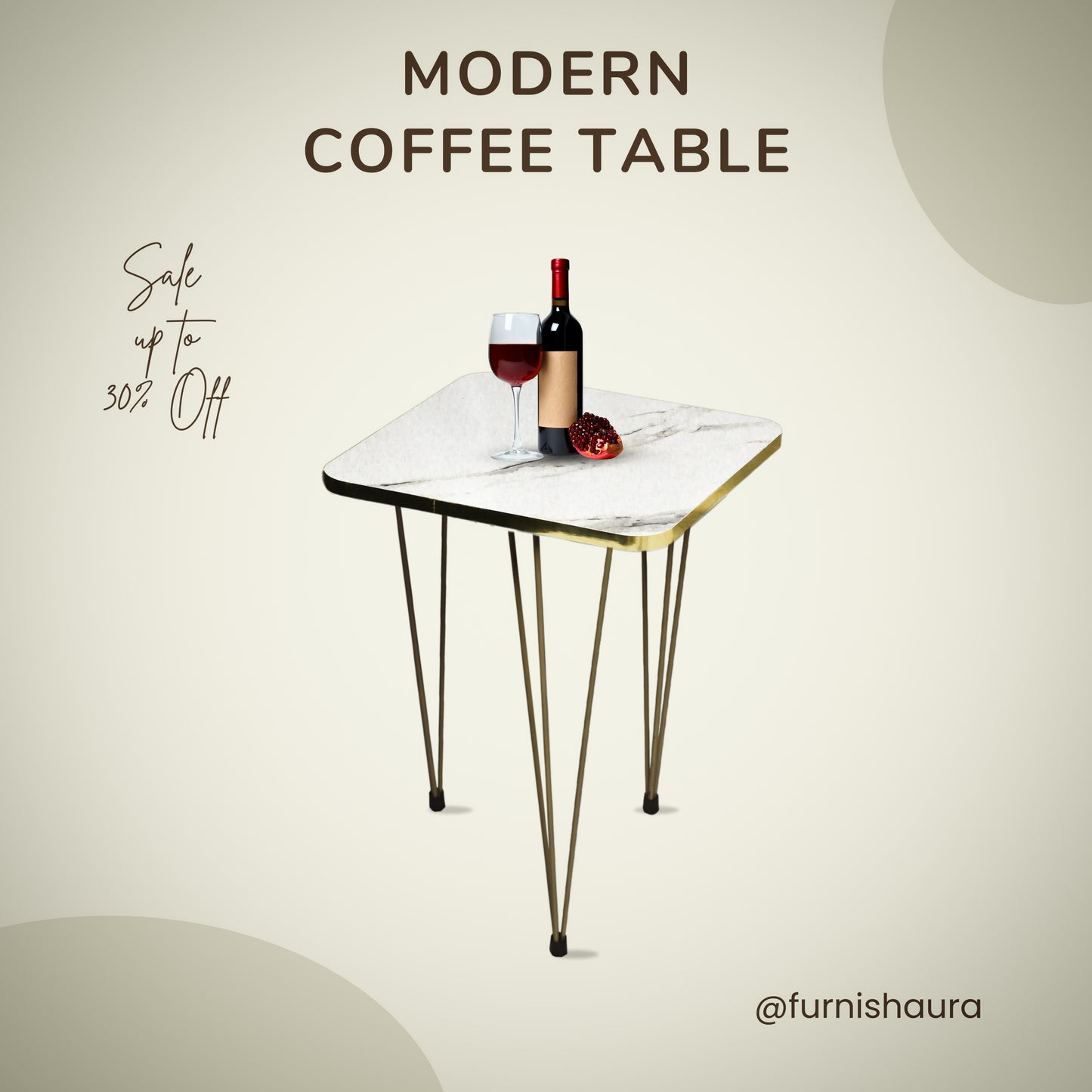 Modern High Gloss Square Shape Coffee Table Set of 3 OR 1 PC White/Black Side table / Coffee Table