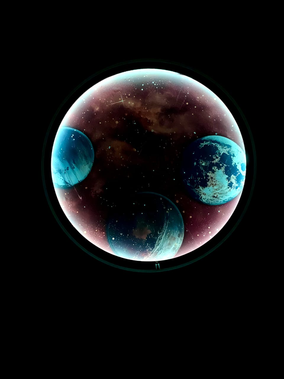 Galaxy frame wall art