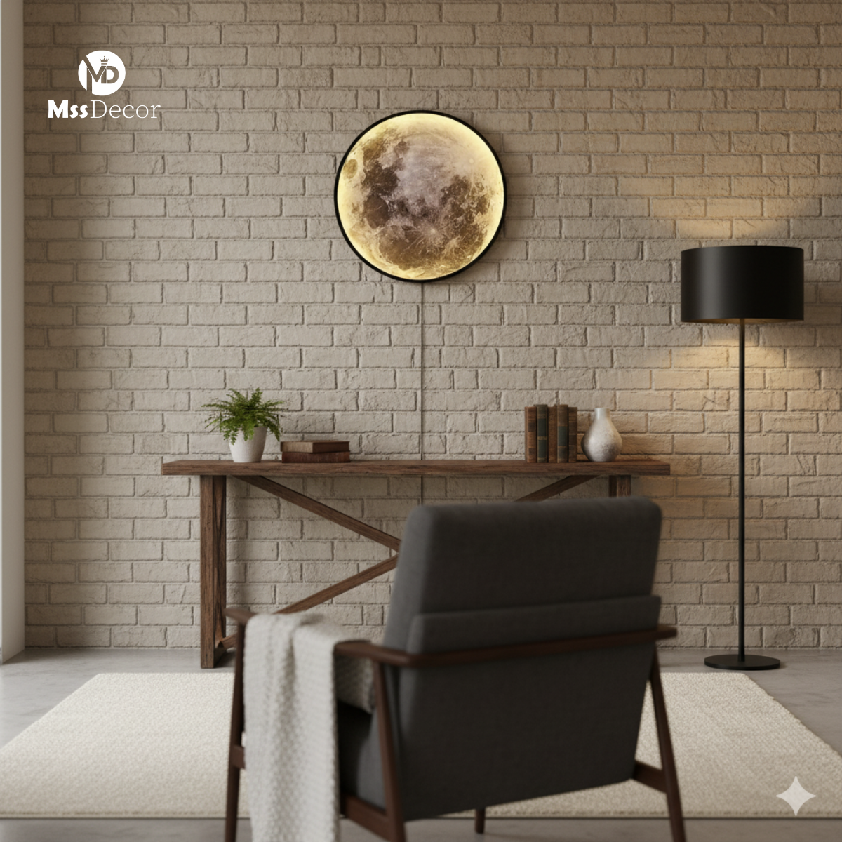 Moon light | Moon led frame | Nigth frame