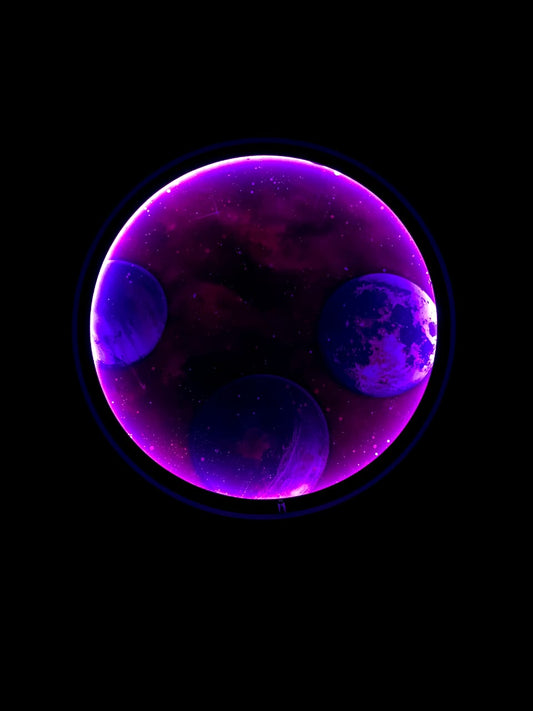 Galaxy frame wall art